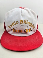 Vintage USA MADE FM Radio Fresno KSJV California Trucker Hat Snapback Dad Cap