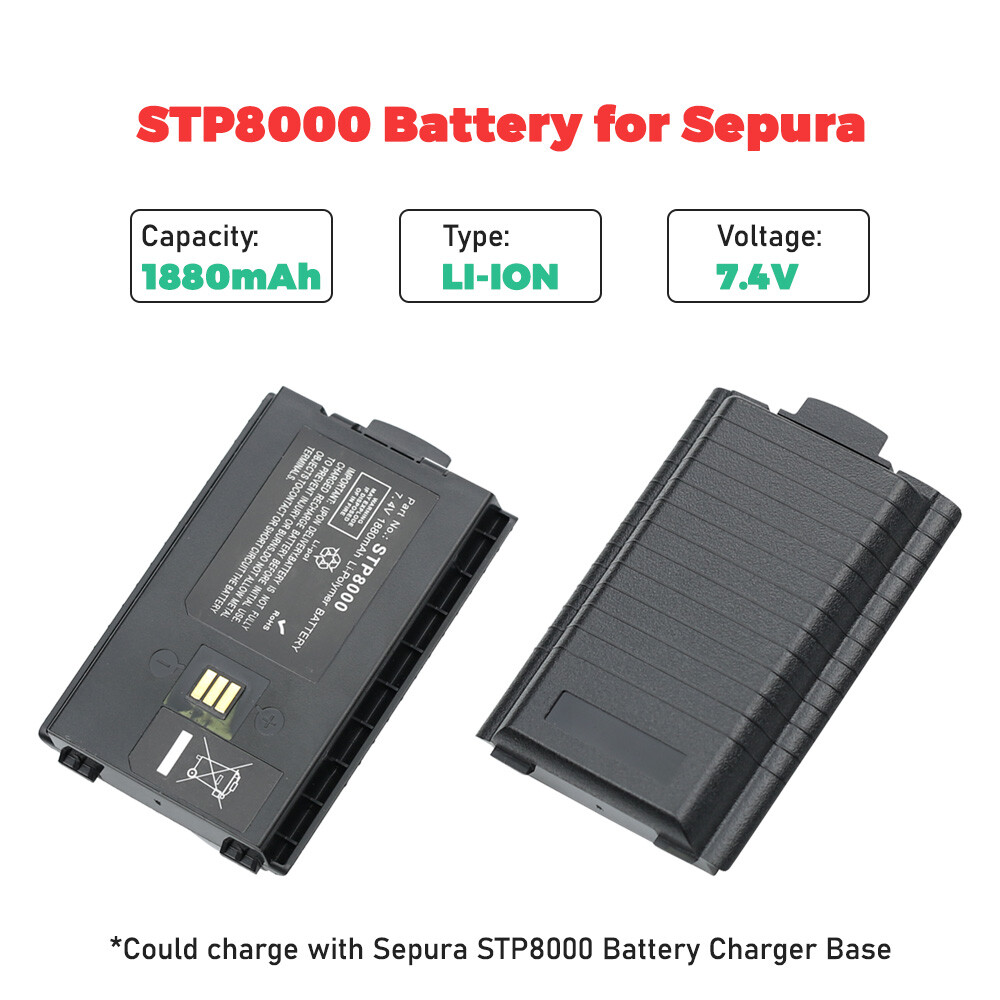 BATERIA DE LI-POLIMER CON 7,4 V Y 1880 MAH COMPATIBLE CON SEPURA - Foto 9