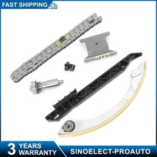 Engine Timing Chain Kit Oil Plug Guide Rails For Chevy GMC Buick Pontiac Saturn