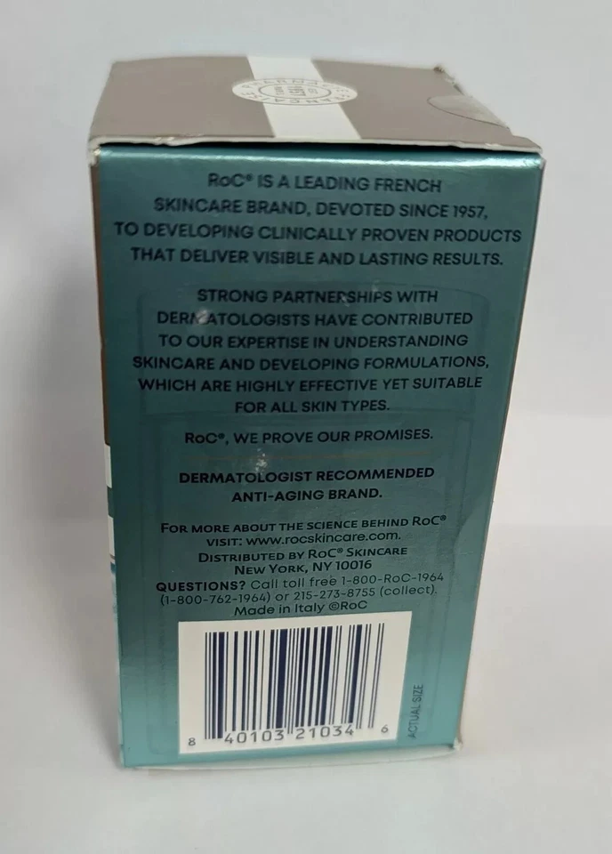 ROC MULTI CORREXION HYDRATE + PLUMP NIGHT SERUM CAPSULES 30 COUNT NIB - Image 2 of 4