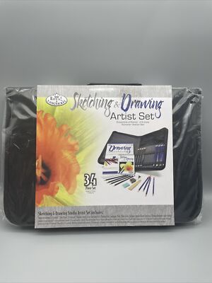 Royal & Langnickel Sketching and Drawing Studio Artist Set 34 Pcs