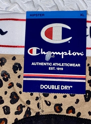 Panty CHAMPION Cintura Ancha Leopardo Algodón Heritage Hipster Mujer Talla S 5 XL 8 - Imagen 7 de 9