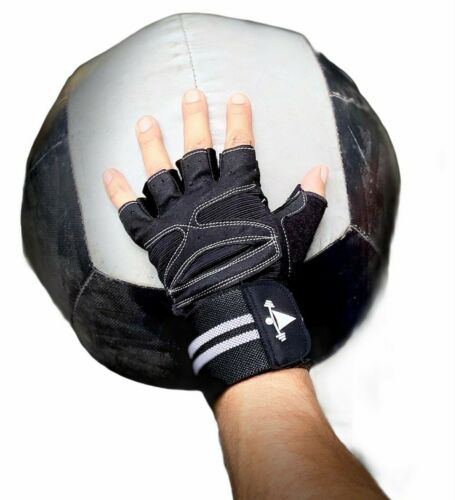 Guantes de fitness levantamiento de pesas gimnasio entrenamiento entrenamiento correa de muñeca para hombres y mujeres - Imagen 10 de 23