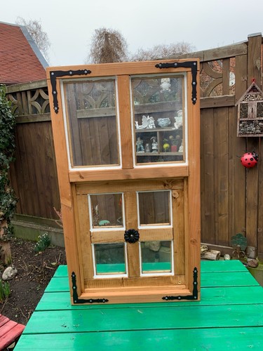 Altes Holzfenster, mit Rahmen und Oberlicht, Glasscheiben 4mm - Bild 6 von 15
