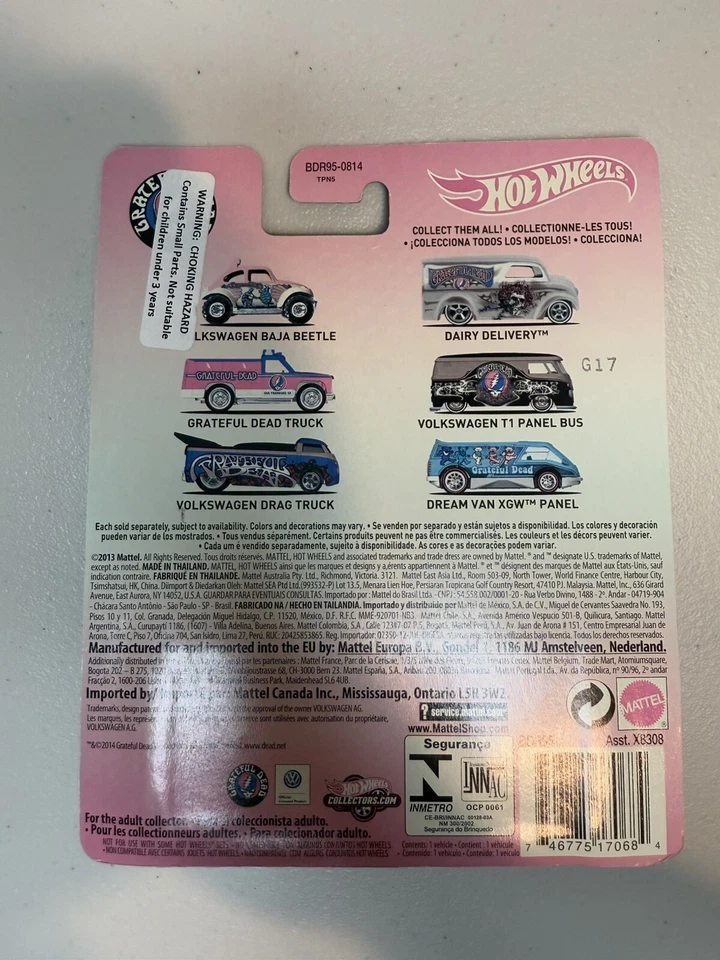 Hot Wheels Real Rider Grateful Dead Dream Van XGW Panel New/Sealed - Image 2 of 4