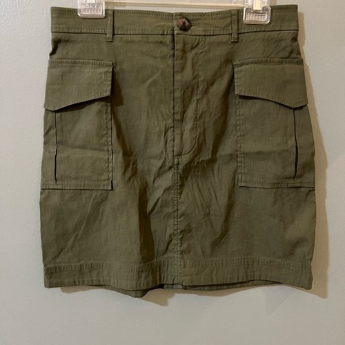 ANTHROPOLOGIE Maeve Cargo Minirock army green Gr. Medium