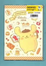 Sanrio Pompompurin 2026 Monthly Planner Schedule Book B6 Oct 25 - Dec 26