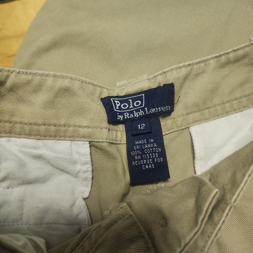 Polo RALPH LAUREN Khaki Tan Boys Pants - Size 12 - 26" Inseam - Picture 5 of 7