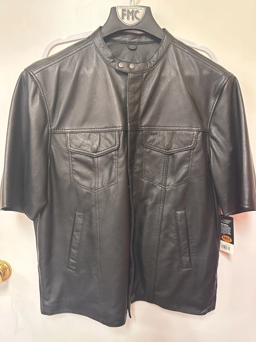 leather motorcycle shirt products for sale | eBay