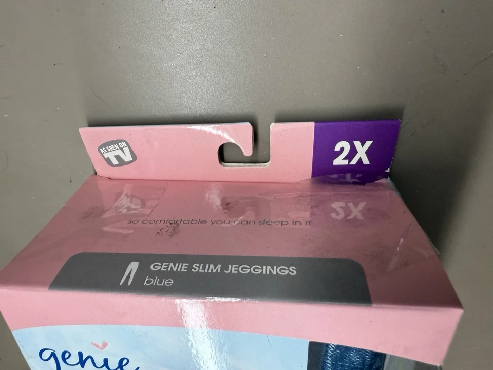 Nuevos Jeggings As Seen on TV Ultra Suave Genie Azul Para Mujer Talla 2XL. Caja dañada Foto 2 de 4