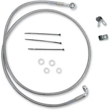 Drag Specialties 1741-2673 Extended Length Stainless Steel Front Brake Line Kit