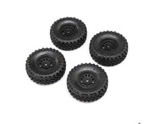 Axial Scx24 Black Rhino Primm Wheels Falken Mt Tires 4 Pcs Set Stock - Axi1538