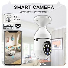 Light Bulb Security Camera Outdoor 2packs HD Wireless 5GHz/2.4GHz WiFi Home IP C