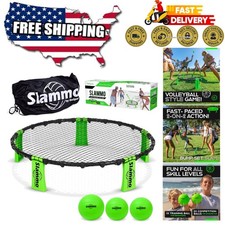 Complete Slammo Game Set: 3 Balls, Carrying Case Easy Rules for Enjoyable Play
