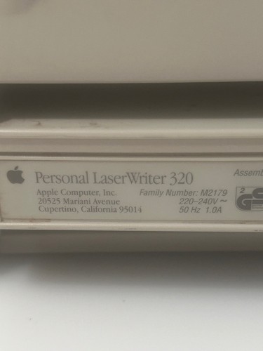 APPLE Macintosh stampante PERSONAL LASERWRITER 320 Anno 1994 funzionante IMAC - 第 13/16 張圖片