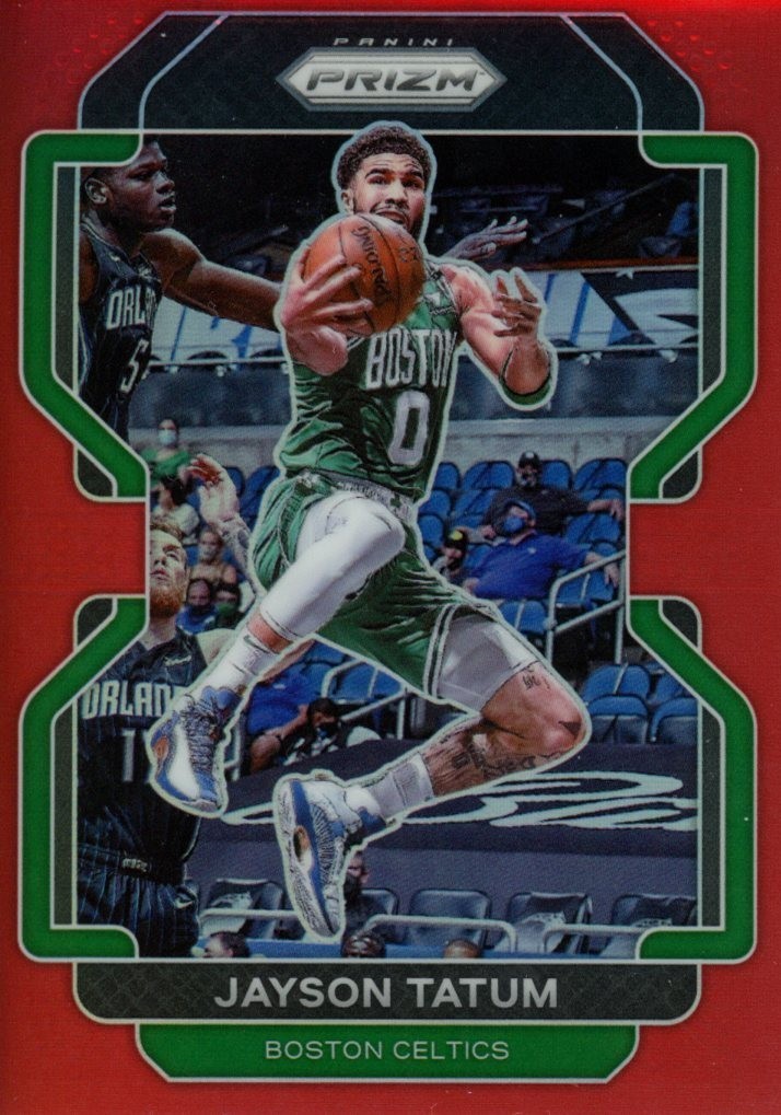 2021-22 Panini Prizm Red Jayson Tatum Prizm /299 #13