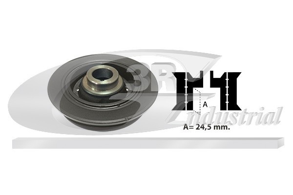 3RG 10402 Belt Pulley, crankshaft for OPEL,SAAB,VAUXHALL