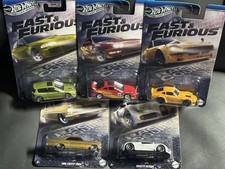   2025 Hot Wheels Fast  Furious Silver Series Racing Course Set of 5