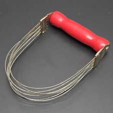 ANDROCK Vintage Pastry Blender Cutter Dough Mixer Red Wood Handle Made in USA