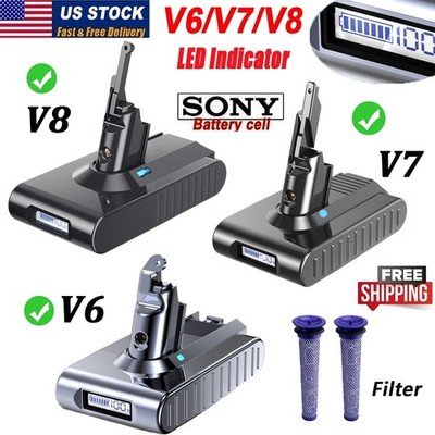 21.6V For Dyson V6/V7/ V8 DC58 SV05 DC59 Animal Motorhead 9.0Ah Lithium Battery