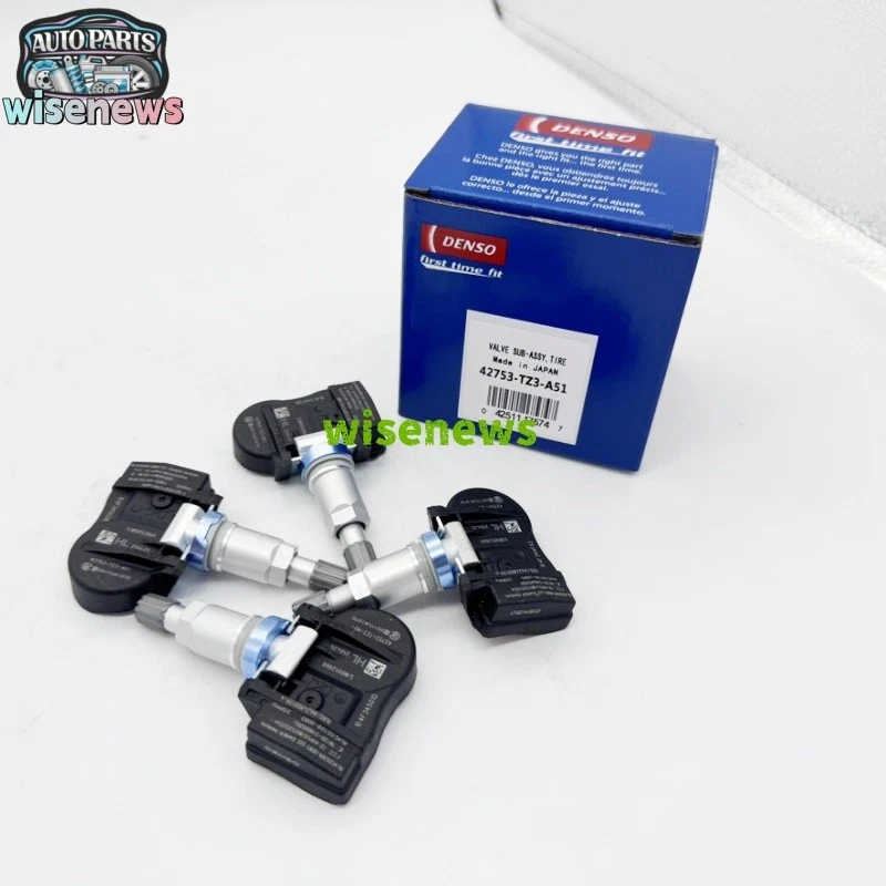 4Pcs 42753-TZ3-A51 DENSO TPMS Tire Pressure Sensor For Acura ILX TLX MDX 315Mhz Foto 2 de 4