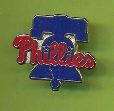 1" x 3/4" Enamel Lapel Pin - Philadelphia Phillies  Free Shipping