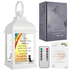 XXSTAR Dog Memorial Lantern - Sympathy Bereavement Gift for Loss of Pet,