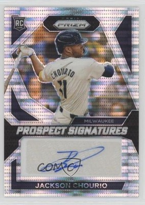 2024 Prizm Prospect Signatures Pulsar 139/199 Jackson Chourio Rookie Auto RC 2u3