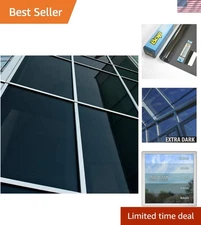 Extra Dark 36in x 12ft Window Film for Ultimate Daytime Privacy & UV Block