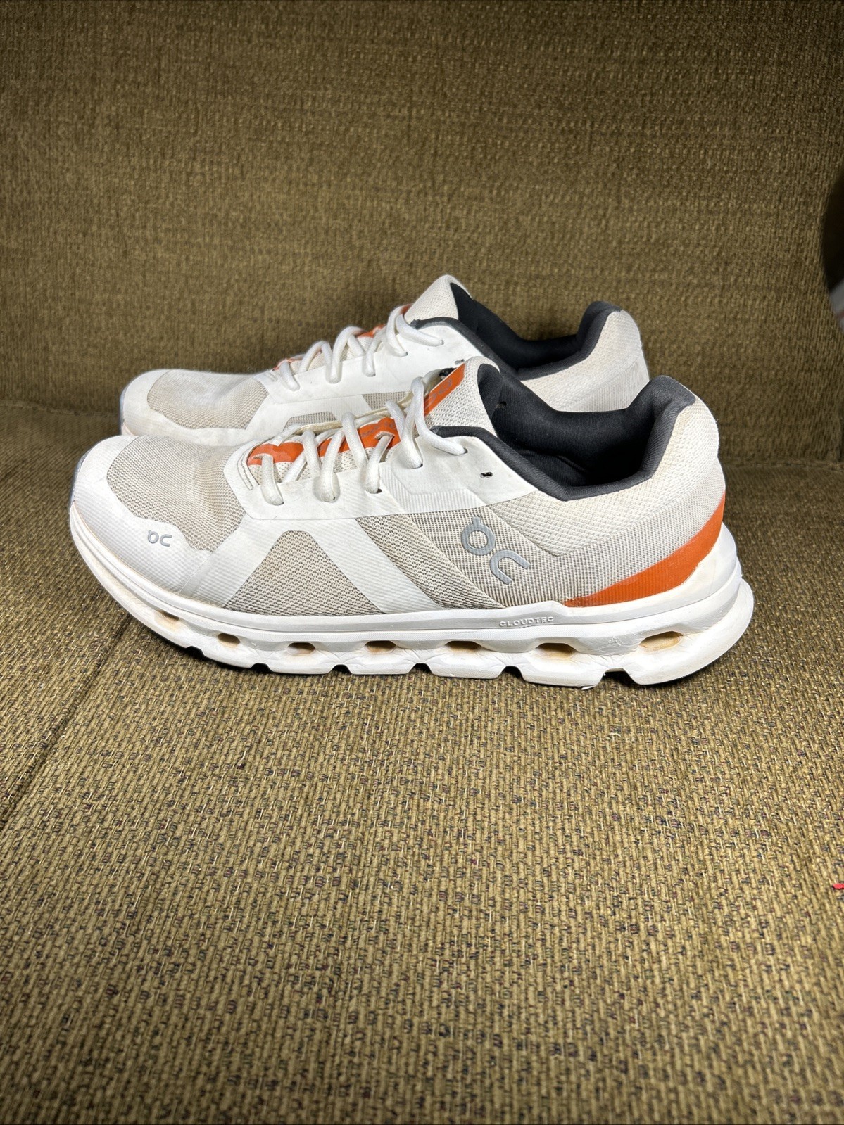 On Running Cloudrunner  White Undyed Flame  Men’s… - image 1