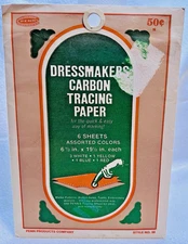 NEW!! Dressmakers Cargon Tracing Paper Vintage Unused - Penn Products Company