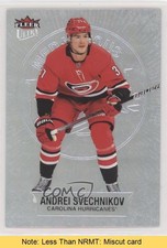 2021 Upper Deck Fleer Ultra Medallions Platinum 3/100 Andrei Svechnikov READ 2pw