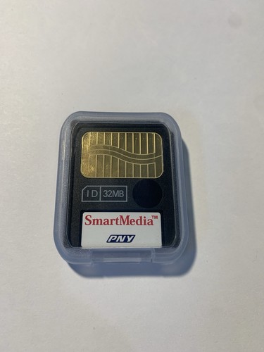 PNY Smart Media 32 MB Extended Data Storage Flash Memory Card, Black, UNTESTED - Picture 1 of 6