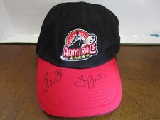 Rare 2007 Norfolk Admirals Hockey Hat signed by Troy Brouwer and Dave Bolland
