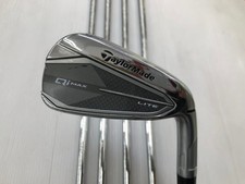 TaylorMade Qi MAX LITE NS Pro 820GH R flex iron set used.
