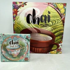 CHAI TEA Board Game Deluxe Edition with High Tea Expansion Steeped Games OOP
