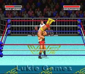 WWF Super Wrestlemania - WWE - SNES Nintendo Game