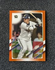 2021 Topps Chrome NPB Takahiro Okada Orange /25 Orix Buffaloes Nippon League