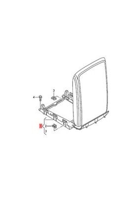 Genuine AUDI A8 S8 quattro 4N2 4N8 Middle Armrest 4N0864206EZDL