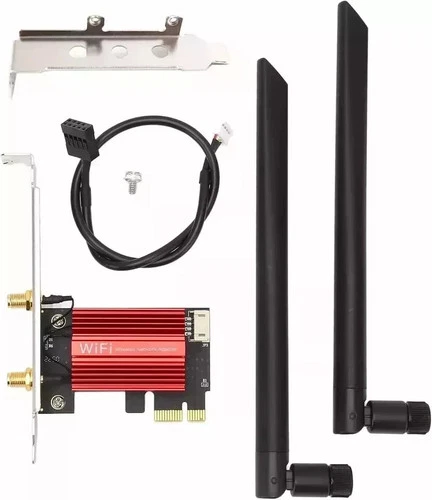 AC1200 WIFI 5 PCI-E Wireless Adapter Desktop PC Internal Card 802.11AC+Bluetooth - Picture 4 of 5