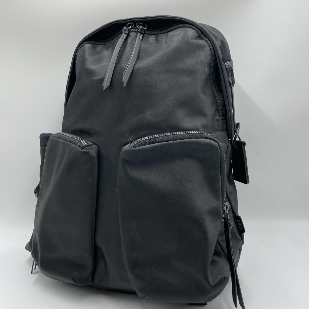 TUMI Backpack DEVOE Meadow Pattern Nylon Black - image 2