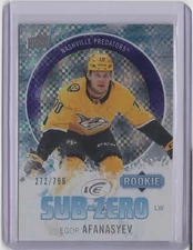 2023-24 Upper Deck Ice Sub Zero #SZ39 Egor Afanasyev    272/799