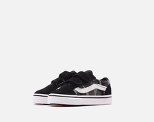 Vans Toddler Old SKool V, Style VN0A38JN0GS, Size 6 T, Color Black/ True White