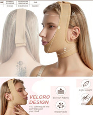 V-Line Chin Lift Slimming Mask Face Slimming Strap & Cheek Lift Belt - 1pc