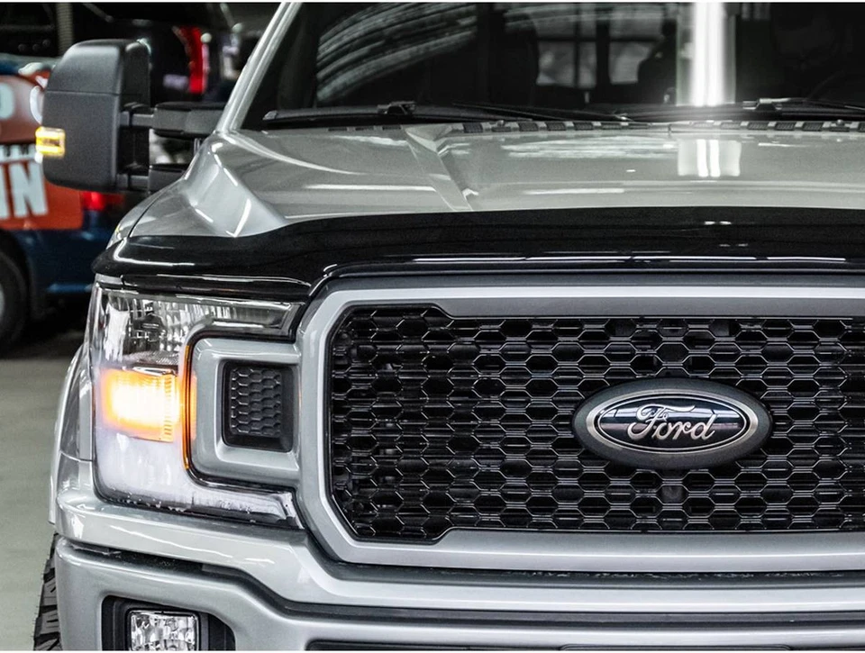 Husky High Profile Hood Shield Bug Shield Fits 18-24 Ford Expedition 1pc Smk Foto 4 de 4