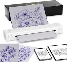 Tattoo Stencil Printer, TP83 Upgrade Wireless Tatoo Printer with 10pcs Transfer