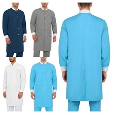 Giacca uomo uniforme casual ospedale laboratorio cappotto dentista infermiere medico davanti top