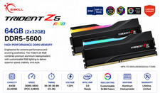 NEW G.SKILL Trident Z5 RGB 64GB (2x32GB) DDR5 RAM 5600MT/s Desktop XMP3.0 Memory
