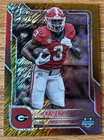 2025 Bowman Chrome University Football Gold Refractor Nate Frazier #80