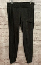 PIPER by SmartPak Riding Pants Womens M Equestrian Breeches Heathered Dark Green